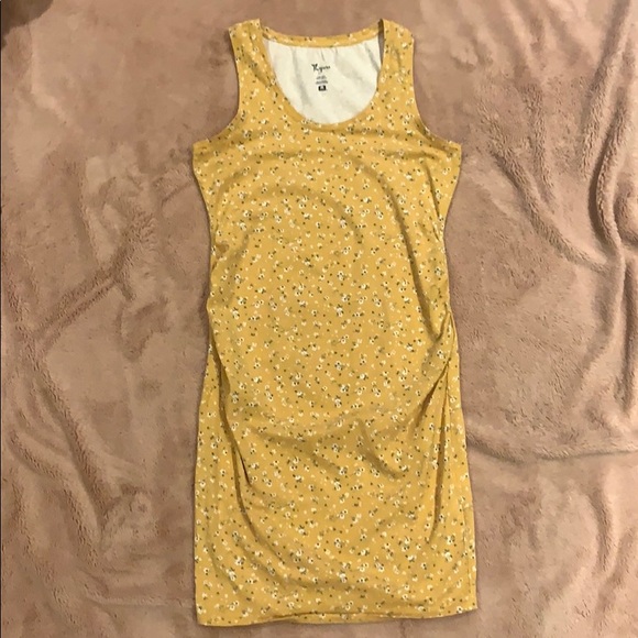 Yellow maternity dress - Picture 2 of 6